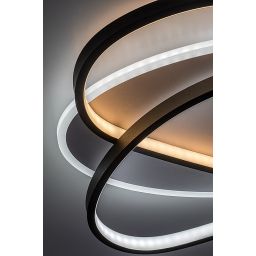 Rabalux Brantiel lampa podsufitowa 57 W biała-czarna 71470