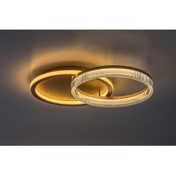 Rabalux Rivona lampa podsufitowa 22 W złota 71472