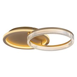 Rabalux Rivona lampa podsufitowa 22 W złota 71472