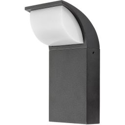 Rabalux Hongkong kinkiet zewnętrzny 1x9W czarny 7166