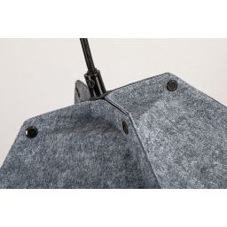 Rabalux Lomiro lampa wisząca 1x40 W czarna-szary/popielaty 72000