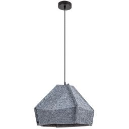 Rabalux Lomiro lampa wisząca 1x40 W czarna-szary/popielaty 72000