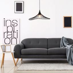 Rabalux Sombero lampa wisząca 1x60W czarny mat 72004