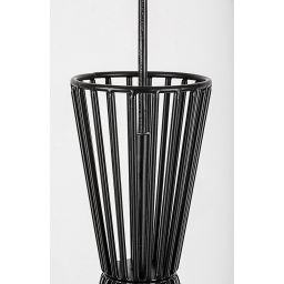 Rabalux Leandros lampa wisząca 1x60 W czarny mat 72005