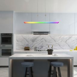 Rabalux Temperius lampa wisząca 1x24W LED chrom satynowy/biały 72011