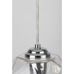 Rabalux Shivani lampa wisząca 1x40W chrom/przezroczysty 72012