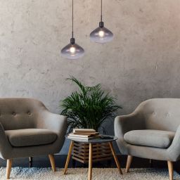 Rabalux Dvora lampa wisząca 1x40W czarny mat 72021