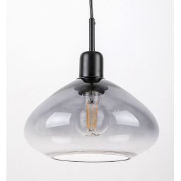 Rabalux Dvora lampa wisząca 3x40W czarny mat 72023
