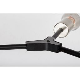 Rabalux Branwen lampa wisząca 7x25W czarny mat/chrom 72027