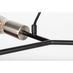 Rabalux Branwen lampa wisząca 7x25W czarny mat/chrom 72027