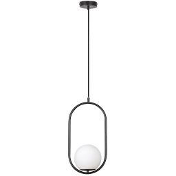 Rabalux Ghita lampa wisząca 1x20 W biała-czarna-przydymiona 72028