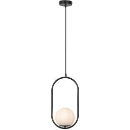 Rabalux Ghita lampa wisząca 1x20 W biała-czarna-przydymiona 72028