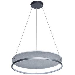 Rabalux Farenzo lampa wisząca 1x40 W czarna-szary/popielaty 72032