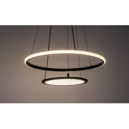 Rabalux Jasero inteligentna lampa wisząca 2x42 W biała-czarna 72040