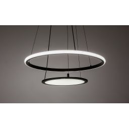 Rabalux Jasero inteligentna lampa wisząca 2x42 W biała-czarna 72040