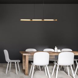 Rabalux Remiel lampa wisząca 1x30W LED czarny/biały 72045