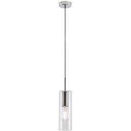 Rabalux Esta lampa wisząca 1x40 W chrom-przezroczysta 72048