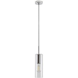 Rabalux Esta lampa wisząca 1x40 W chrom-przezroczysta 72048