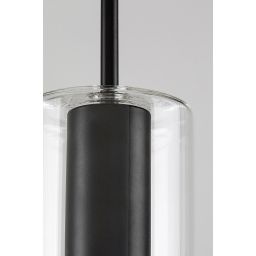 Rabalux Esta lampa wisząca 1x40W czarny mat 72049