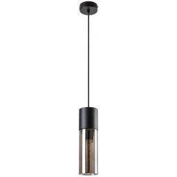 Rabalux Ronno lampa wisząca 1x25 W czarna-przydymiona 72051