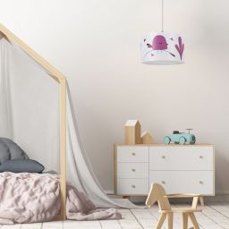 Rabalux Fowly lampa wisząca 1x40 W biała-multikolor 72069