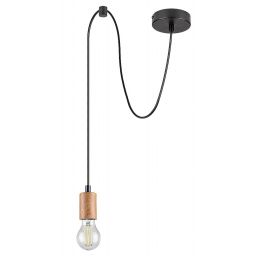 Rabalux Dollien lampa wisząca 1x60W czarny mat 72071