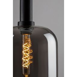 Rabalux Lissandra lampa wisząca 1x40W czarny mat 72101