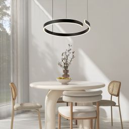 Rabalux Silnora lampa wisząca 1x45 W biała-czarna 72115