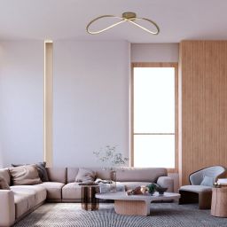 Rabalux Castiel lampa podsufitowa 1x30 W biała-złota 72116