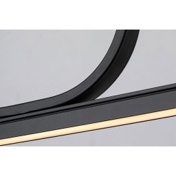 Rabalux Elia lampa wisząca 1x25 W czarna 72127