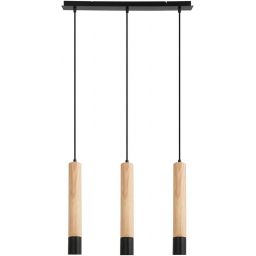 Rabalux Braulia lampa wisząca 3x50W czarny 72133