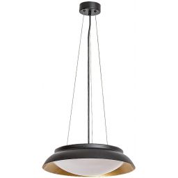 Rabalux Hafsa lampa wisząca 1x24 W czarna-złota 72134