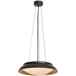 Rabalux Hafsa lampa wisząca 1x24 W czarna-złota 72134