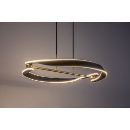 Rabalux Adalind lampa wisząca 1x40 W czarna/złota 72149