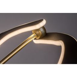 Rabalux Adalind lampa wisząca 1x40 W czarna/złota 72149