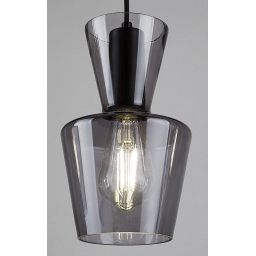 Rabalux Abra lampa wisząca 3x60W czarny/przydymiony 72163