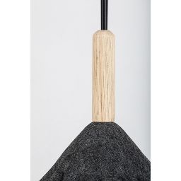 Rabalux Linavo lampa wisząca 1x40 W czarna 72164