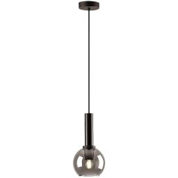 Rabalux Centio lampa wisząca 1x40W czarny/przydymiony 72171