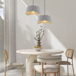 Rabalux Farelia lampa wisząca 2x10 W czarna-szary/popielaty 72190