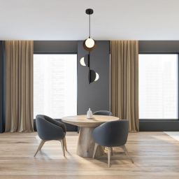 Rabalux Jules lampa wisząca 3x5 W biała-czarna 72224