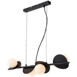 Rabalux Jules lampa wisząca 4x5 W biała-czarna 72225