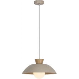 Rabalux Golnar lampa wisząca 1x5 W drewno-opal-beżowa 72230