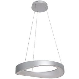 Rabalux Iliana lampa wisząca 1x56 W biała-srebrna 72236
