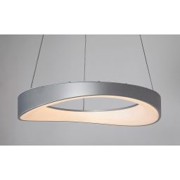Rabalux Iliana lampa wisząca 1x56 W biała-srebrna 72236