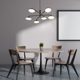 Rabalux Madi lampa wisząca 24 W biała-czarna 72239