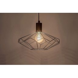 Rabalux Fran lampa wisząca 1x40 W czarna 72241