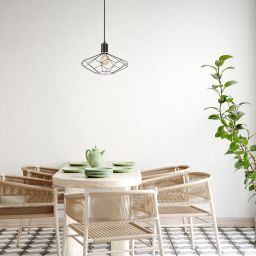 Rabalux Fran lampa wisząca 1x40 W czarna 72241