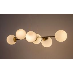 Rabalux Kiara lampa wisząca 6x35 W złota 72249
