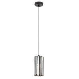 Rabalux Veness lampa wisząca 1x40 W czarna-przydymiona 72254