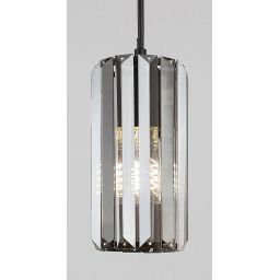 Rabalux Veness lampa wisząca 1x40 W czarna-przydymiona 72254